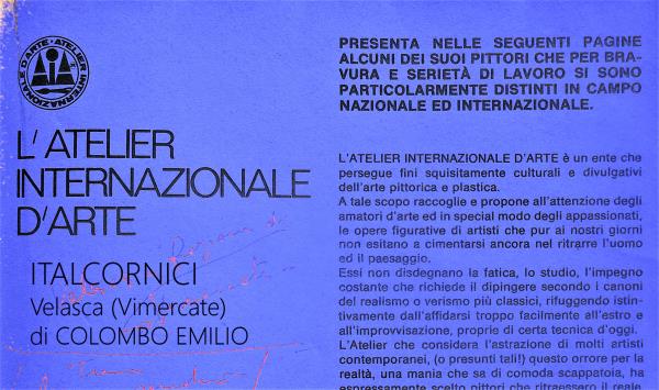 ATELIER INTERNAZIONALE d